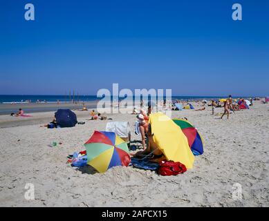 De Koog Beach, Texel Island, Mer Du Nord, Pays-Bas, Europe Banque D'Images