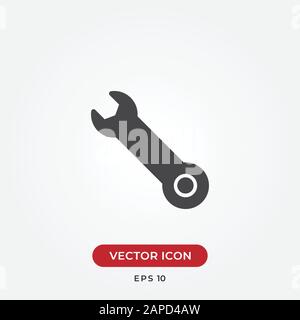 Icône vectorielle clé dans un style de conception moderne pour le site Web et l'application mobile Illustration de Vecteur
