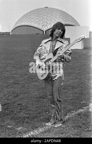 Poupée américaine et Star de la télévision David Cassidy pendant l'enregistrement de la télévision; poupée américaine et Star de la télévision David Cassidy pendant l'enregistrement de la télévision; Banque D'Images