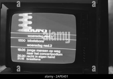 Avro-TV, publicité diffusée Date: 20 mars 1973 mots clés: Publicité Banque D'Images