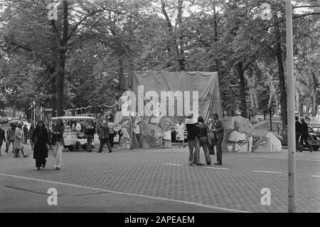 Holland-Festival 1972 à la Haye Description: Art visuel dans la rue pendant le Festival Holland Date: 15 juin 1972 lieu: La Haye, Zuid-Holland mots clés: Festivals, art, institution publique Nom: Holland Festival Banque D'Images