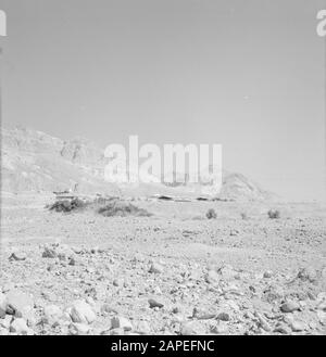 Israël 1964-1965: Zone De La Mer Morte Description: Paysage Montagneux Près D'En Gedi. Date: 1964 Lieu: Dead Sea, And Gedi, Israel Mots Clés: Paysages Banque D'Images