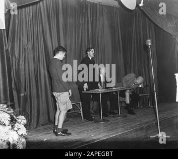 Anniversaire de 55 ans HBS- Holey Den Haag Date : 18 octobre 1948 Banque D'Images