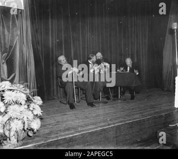 Anniversaire de 55 ans HBS- Holey Den Haag Date : 18 octobre 1948 Banque D'Images