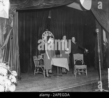 Anniversaire de 55 ans HBS- Holey Den Haag Date : 18 octobre 1948 Banque D'Images