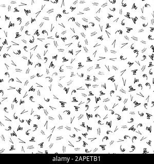 Résumé motif transparent avec doodles sur fond blanc. Résumé simple motif de fond pour interrior, design textile, créations en papier. Hand drawn Illustration de Vecteur