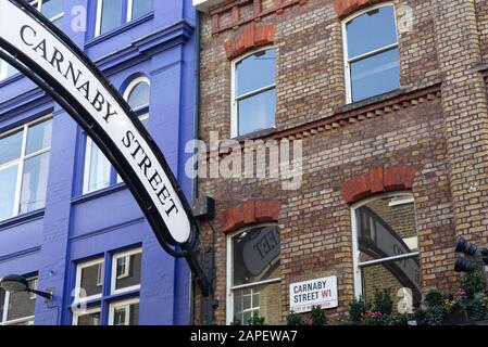 Carnaby street sign Banque D'Images