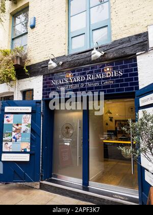 Neal'S Yard Remedies, Neals Yard, Seven Dials, Covent Garden, Londres, Angleterre, Royaume-Uni, Gb. Banque D'Images