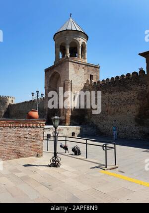 La Cathédrale Svetitskhoveli, Mtskheta, Géorgie Banque D'Images