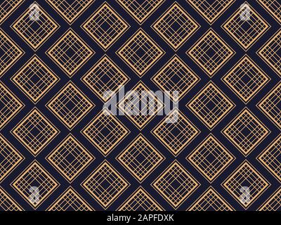 Motif art déco sans couture. Art géométrique linéaire des années 20 dans un style rétro. Illustration vectorielle Illustration de Vecteur