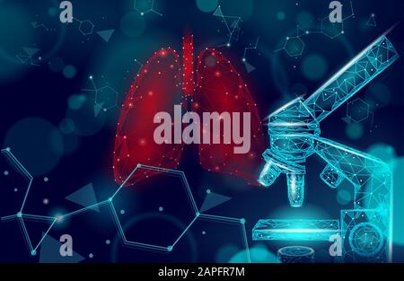 Concept de recherche microscopique en médecine des poumons humains. L'infection du virus respiratoire annule l'analyse du danger. Traitement par capsule de pilule tuberculose Illustration de Vecteur