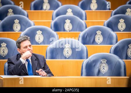 Den Haag, Pays-Bas. 23 janvier 2020. Den HAAG, 23-01-2020, Débat sur l'évolution de l'embryochet dans la deuxième chambre. Le député PVV Chris Jansen. Crédit: Pro Shots/Alay Live News Banque D'Images