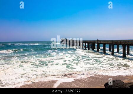 Jetée Pier Swakopmund, Namibie Banque D'Images