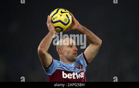 West Ham United's Pablo Zabaleta Banque D'Images