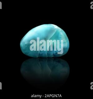 Rare bleu minéral de larimar est de la République dominicaine, dans les Caraïbes. Banque D'Images