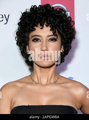 Hollywood, Californie, États-Unis. 22 janvier 2020. Andy Allo. La 11ème édition annuelle des prix AAFCA de l'African American Film Critics Association a eu lieu au Complexe culturel Taglyan. Crédit Photo: Birdie Thompson/Admedia /Mediapunch Crédit: Mediapunch Inc/Alay Live News Banque D'Images