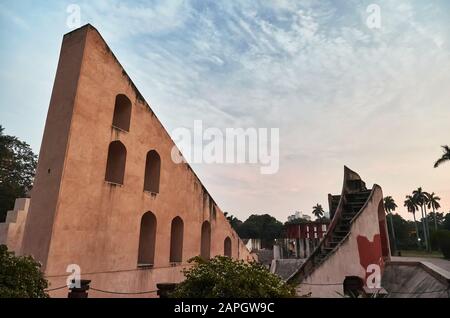 Observatoire historique, Jantar Mantar, New Delhi, Inde Banque D'Images