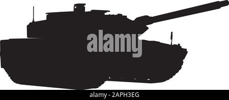 Silhouette détaillée du réservoir. EPS vectoriel 10 Illustration de Vecteur