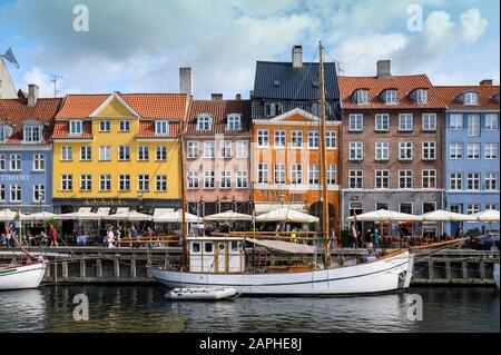 Nyhavn, Copenhague, Danemark Banque D'Images