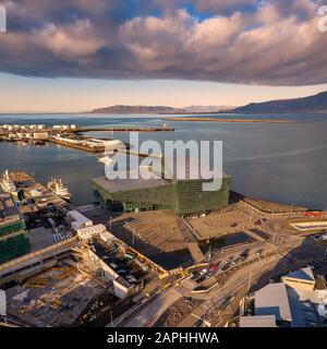 Harpa Reykjavik, Islande Banque D'Images