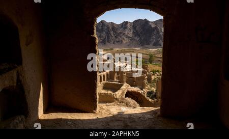 Kharanaq, village de la province de Yazd, Iran, Moyen-Orient Banque D'Images