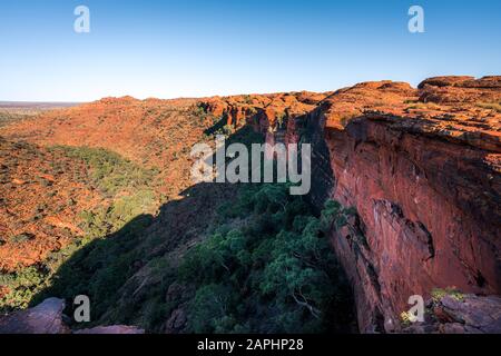 Vue Panoramique Sur Kings Canyon, Australie Centrale, Territoire Du Nord, Australie Banque D'Images