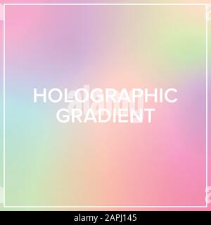 Arrière-plans vectoriels holographiques colorés pastel modernes abstraits dans le style des années 80. Synthwave. Style Vaporwave. Retwave, futurisme rétro, webpunk. Conception moderne de l'écran pour les applications mobiles eps10 Illustration de Vecteur