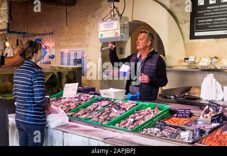 Marché de la flotte, Ile de Re, France Banque D'Images