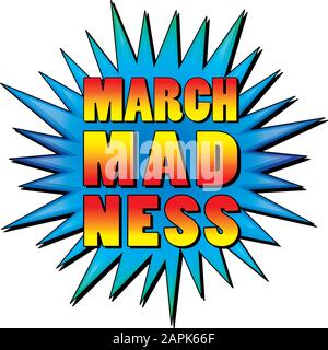 Mars Madness Starburst Banque D'Images