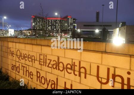 Hôpital Queen Elizabeth University À Glasgow. Photo PA. Date De L'Image: Jeudi 23 Janvier 2020. Crédit photo devrait lire: Andrew Milligan/PA Fil Banque D'Images