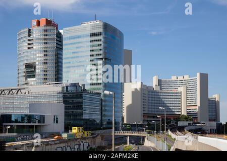 Autriche, Vienne, Centre international de Vienne Banque D'Images
