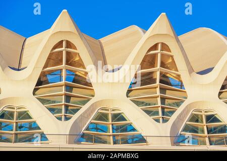 Musée des sciences Principe Felipe, Cité des Arts et des Sciences, Valence, Espagne, Europe Banque D'Images