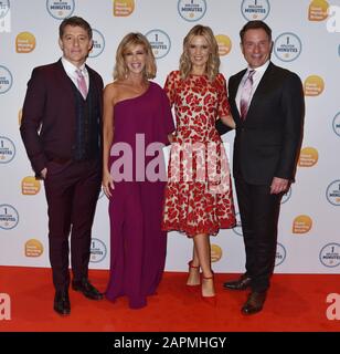 Londres, Royaume-Uni. 23 janvier 2020. Ben Shephard, Kate Garraway, Charlotte Hawkins Et Richard Arnol Assistent Au Good Morning Britain 1 Million Minutes Awards Au Television Center De Londres. Crédit: Sopa Images Limited/Alay Live News Banque D'Images