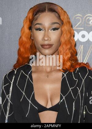 Los Angeles, Californie, États-Unis. 23 janvier 2020. BIA arrive à l'événement 2020 de la liste d'énergie du panneau de facturation qui s'est tenu à NeueHouse Hollywood à Los Angeles, CA le jeudi 23 janvier 2020. (Photo De Athanlee B. Mirador/Sipa Usa) Crédit: Sipa Usa/Alay Live News Banque D'Images