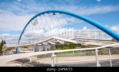 Gyorszentivan 0927 2019 Le nouveau pont de Győr-Győrszentiván a été remis Banque D'Images