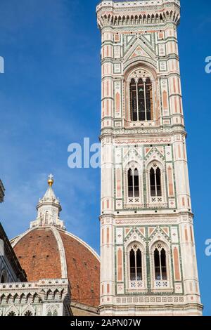 Cathédrale de Florence et clocher (détails) Banque D'Images