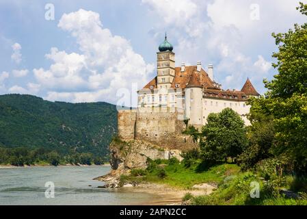 Château De Schoenbuehel Sur Le Danube, Wachau, Basse-Autriche, Autriche Banque D'Images