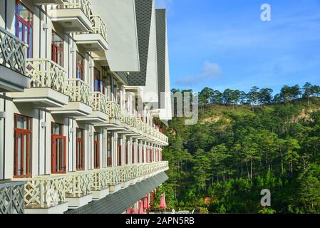 Dalat, Vietnam - 18 Août 2017. Station de montagne à Dalat, Vietnam. Da Lat est une destination touristique populaire, située à 1500 m au-dessus du niveau de la mer. Banque D'Images