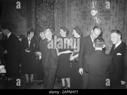 Réception Auction Building De Sun Date: 2 Mai 1948 Mots Clés: Réceptions Banque D'Images