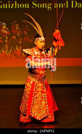 Guizhou Song And Dance Troupe Chine Banque D'Images