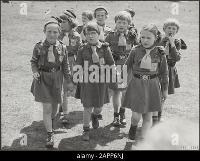 Maison royale, princesses, portraits, enfants, jeune scout, Christina, princesse, petit Cercle Totem Date: 22 mai 1956 mots clés: Enfants, maison royale, jeune scout, portraits, princesses Nom personnel: Christina, princesse, petit Cercle Totem Banque D'Images