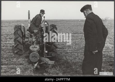 Championnats nationaux d'équipe Date: 27 octobre 1965 lieu: Flevoland, Swifterbant mots clés: Labour, allumettes Nom personnel: Eelman K. Banque D'Images