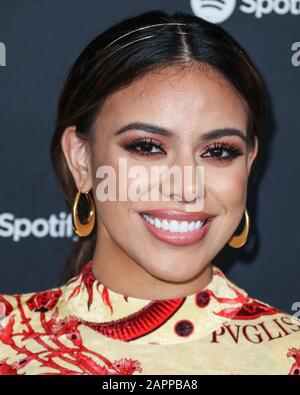 West HOLLYWOOD, LOS ANGELES, CALIFORNIE, États-Unis - 23 JANVIER: La chanteuse Dinah Jane Wear Fausto Puglisi arrive au Spotify Best New Artist 2020 Party tenu au Lot Studios le 23 janvier 2020 à West Hollywood, Los Angeles, Californie, États-Unis. (Photo De Xavier Collin/Image Press Agency) Banque D'Images