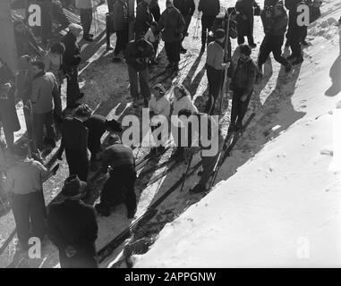 Princesses In Tirol (Sankt Anton) Date : 12 Février 1949 Lieu : Autriche, Sankt Anton Am Arlberg, Tirol Banque D'Images