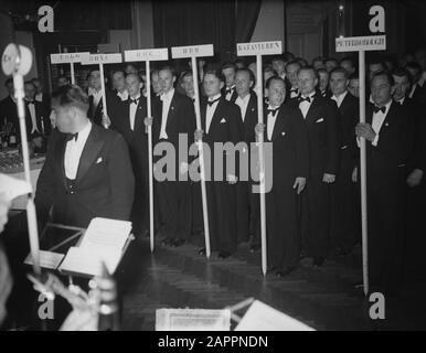 Tournoi International De Hockey Den Haag Date : 14 Avril 1949 Lieu : La Haye, Zuid-Holland Banque D'Images