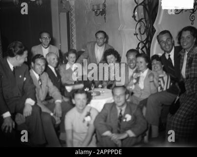 Tournoi International De Hockey Den Haag Date : 20 Avril 1949 Lieu : La Haye, Zuid-Holland Banque D'Images