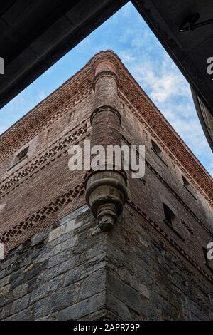 Lieu de naissance de Saint Ignace de Loyola à partir du XIVe siècle Mudejar art à Azpeitia, municipalité de la province de Guipúzcoa, Pays basque, Espagne Banque D'Images