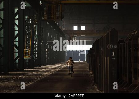 Capitale Usine D'Acier, Beijing En 2011 Banque D'Images