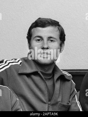 Équipe bulgare à Kamen pour la coupe du monde 74 ; Georgi Danev ; Banque D'Images