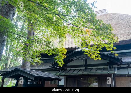 Vue extérieure de la maison de Kakunodate Samurai à Kakunodate, Japon Banque D'Images